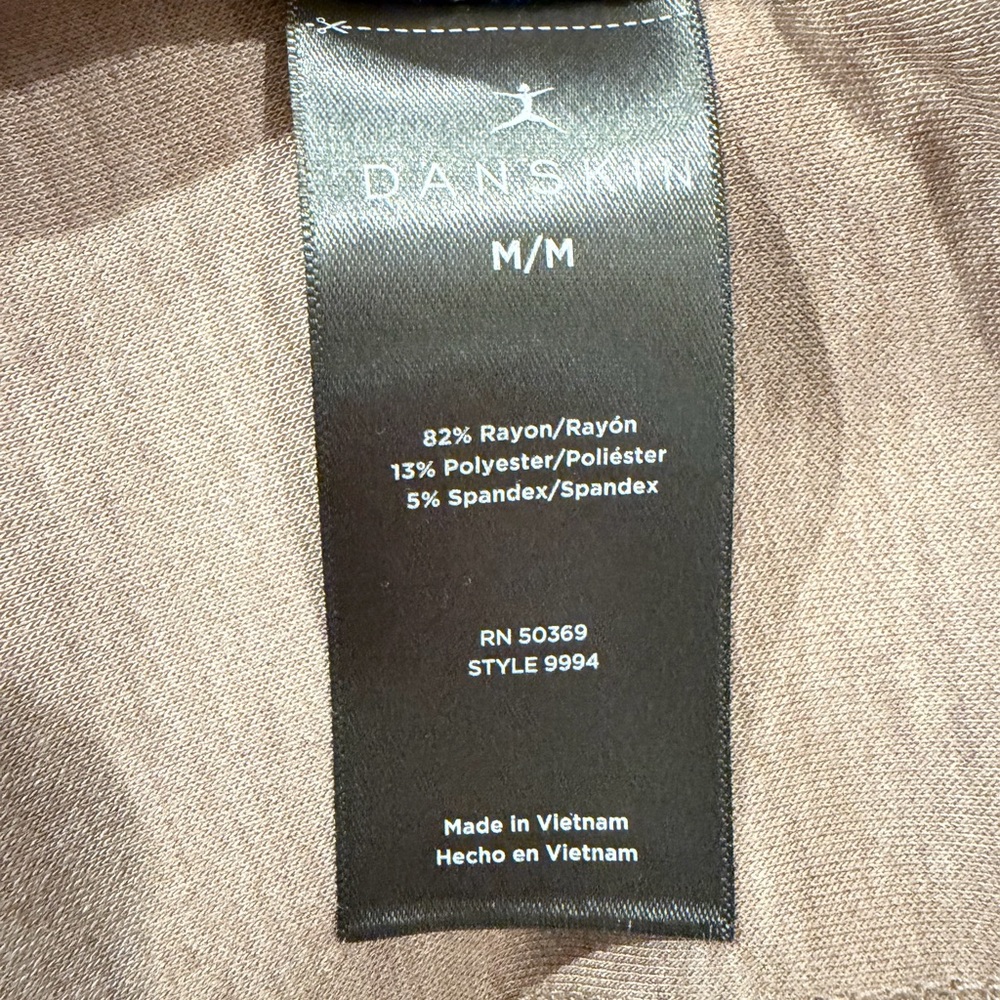 NWT Danskin brand Luxe Lounge Set (brown- chai heather) size medium - Picture 6 of 6